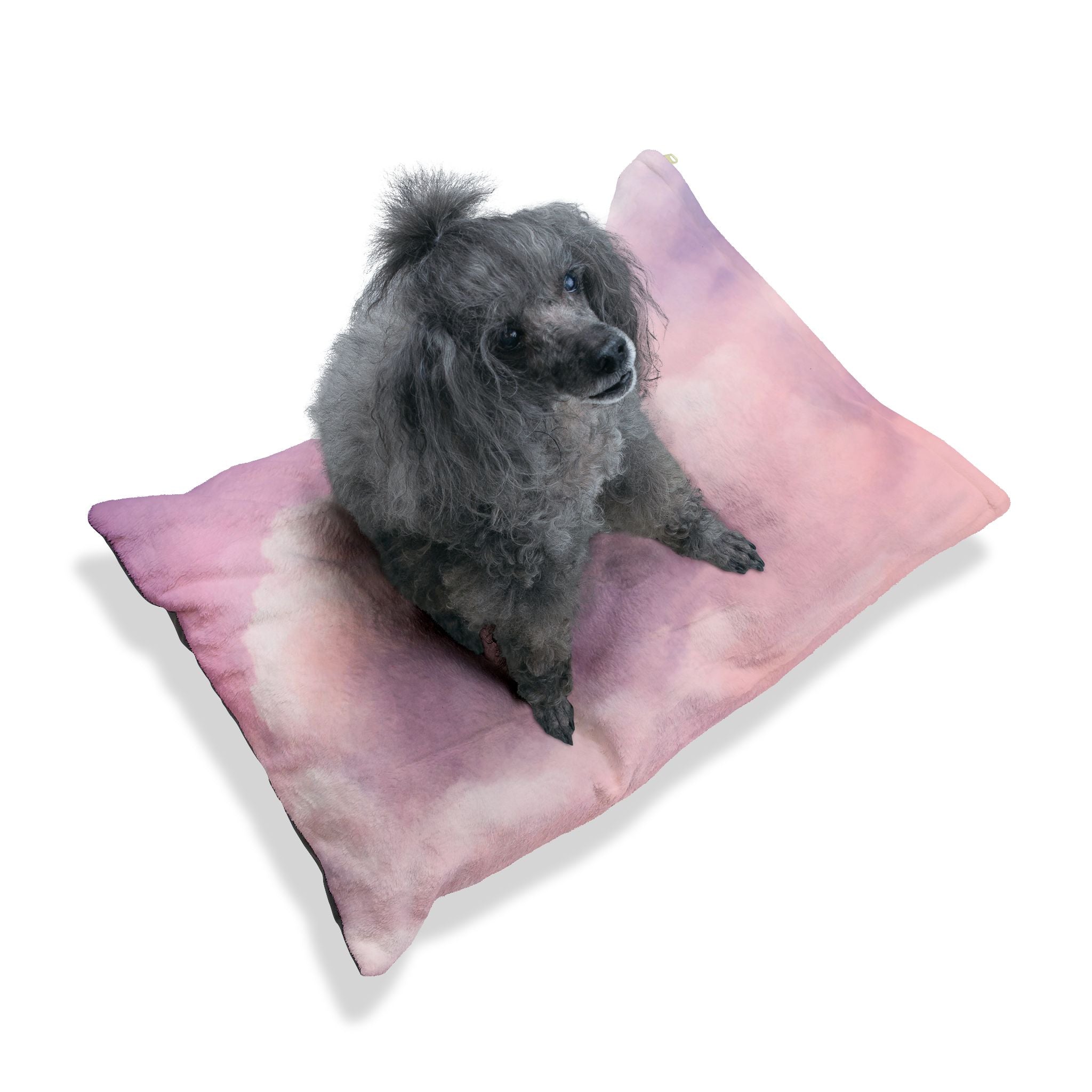 Pink Cloud Sky | Soft Plush Dog Bed
