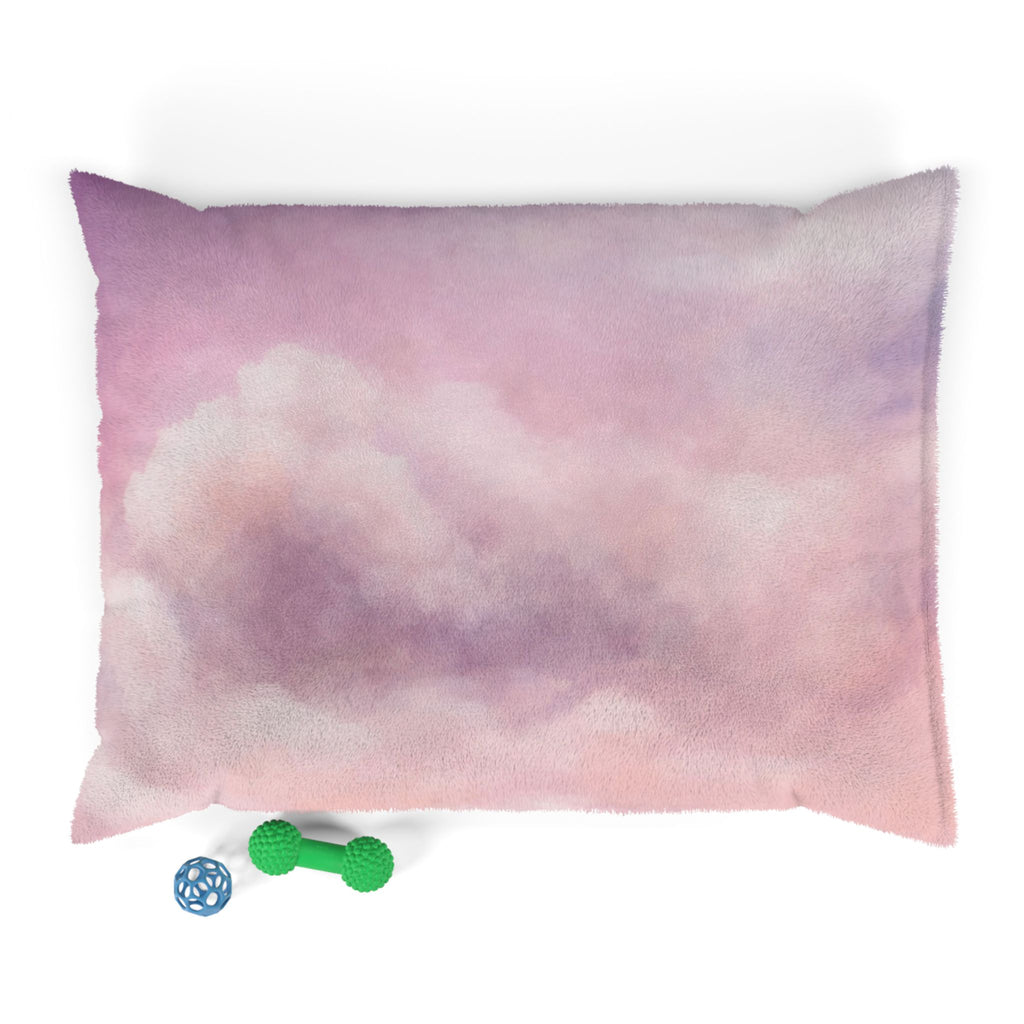Pink Cloud Sky | Soft Plush Dog Bed